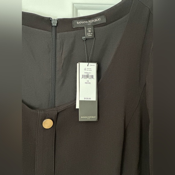 NWT- Banana Republic Button Down Mini Dress - Picture 5 of 5